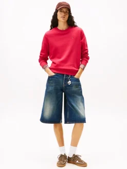 TJW REG S FLAG CREW ruby rhubarb