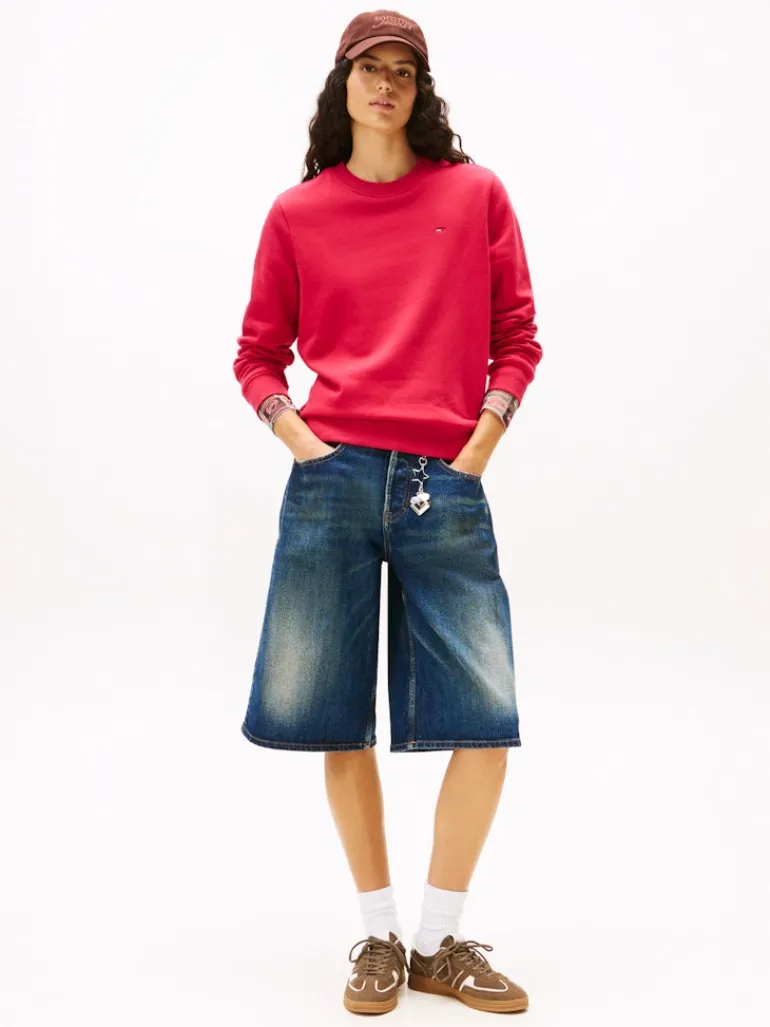 TJW REG S FLAG CREW ruby rhubarb