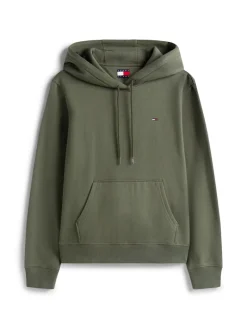 TJW REG S FLAG HOODIE pewter green