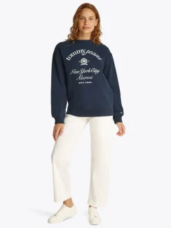 TJW RLX CREST NYC CREW dark night navy