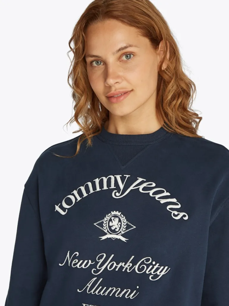 TJW RLX CREST NYC CREW dark night navy