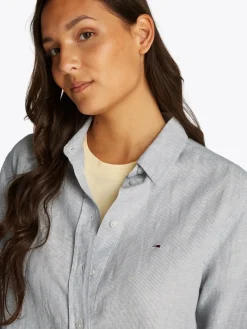 TJW RLX LINEN SHIRT colorado blue - stripe