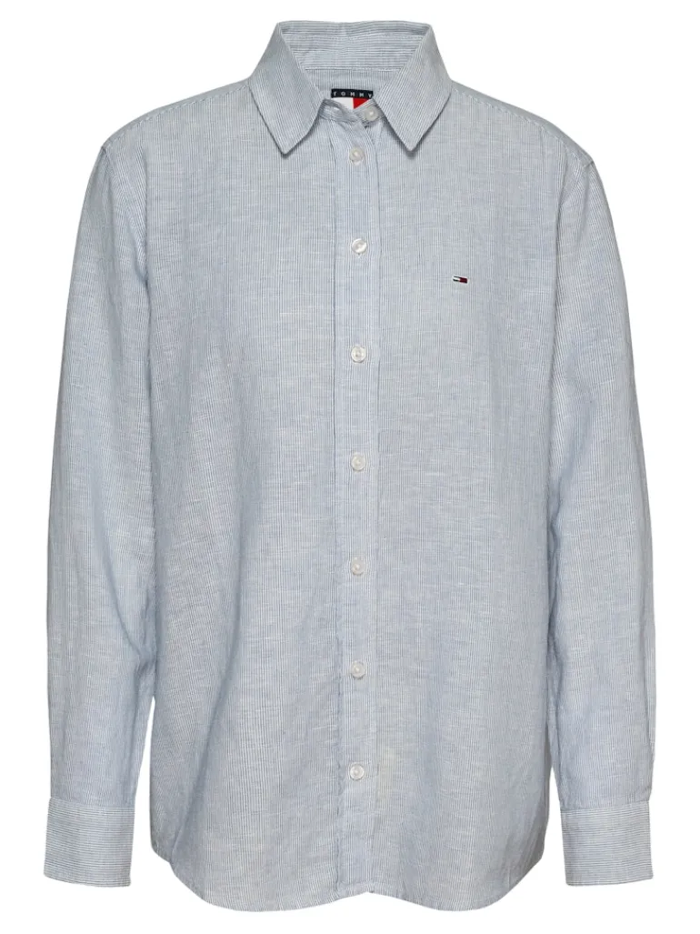 TJW RLX LINEN SHIRT colorado blue - stripe