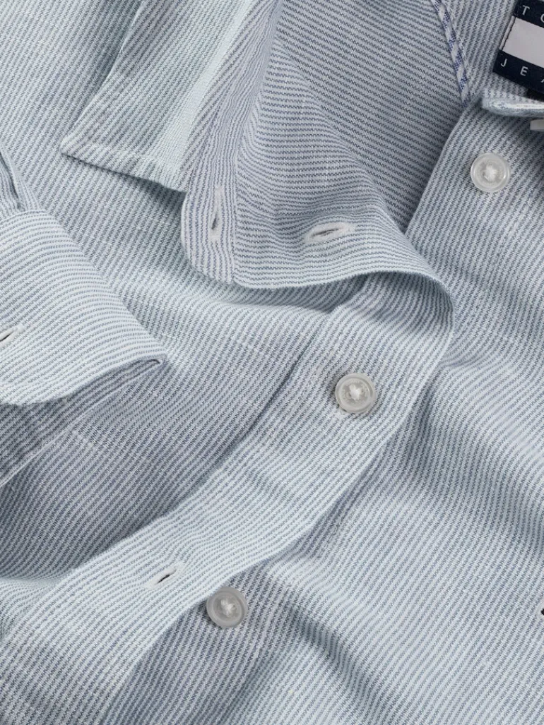 TJW RLX LINEN SHIRT colorado blue - stripe