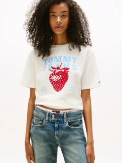 TJW RLX TJ STRAWBERRY TEE ecru