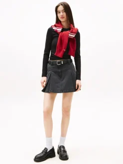 TJW SLIM ESSENTIAL RIB LS black