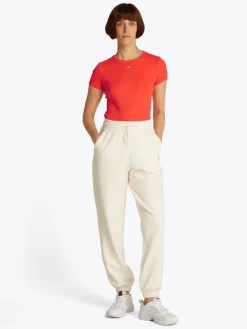 TJW SLIM ESSENTIAL RIB SS EXT bright vermillion