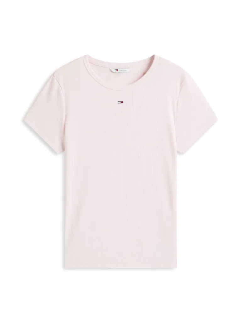 TJW SLIM ESSENTIAL RIB SS EXT light pink