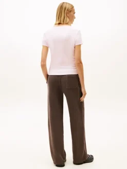 TJW SLIM ESSENTIAL RIB V SS light pink