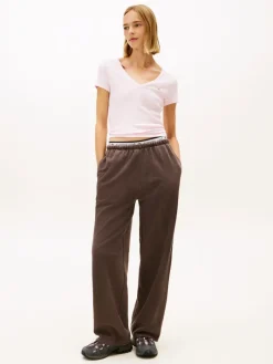 TJW SLIM ESSENTIAL RIB V SS light pink