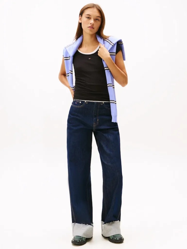 TJW SLIM IRREGULAR RIB SS black