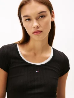 TJW SLIM IRREGULAR RIB SS black