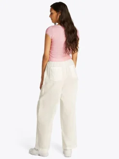 TJW SLIM SH POINTELLE SS TEE EXT precious pink