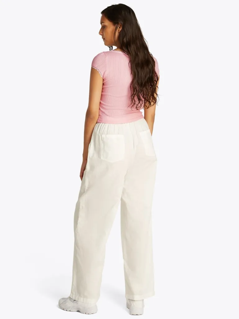 TJW SLIM SH POINTELLE SS TEE EXT precious pink