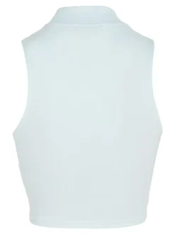 TJW XS BADGE 1/4 ZIP MOCKNECK shimmering blue