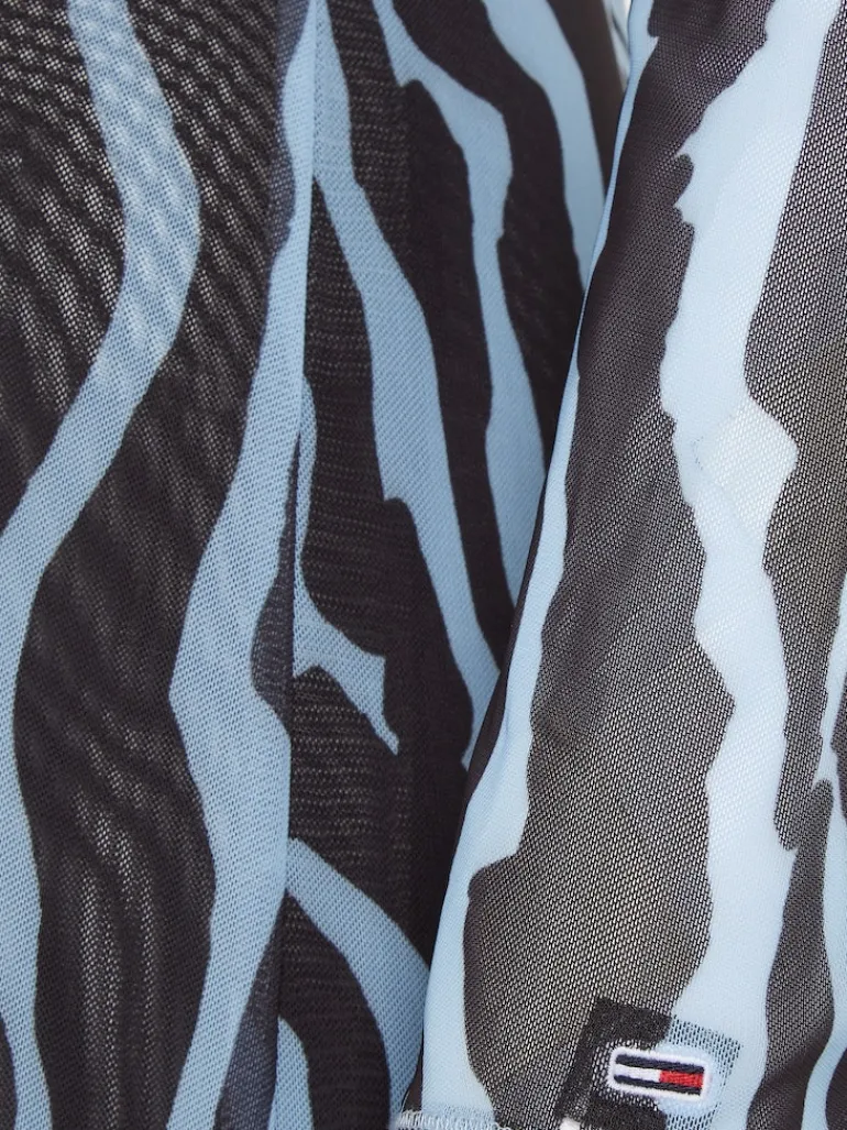TJW ZEBRA MAXI KNIT DRESS zebra aop