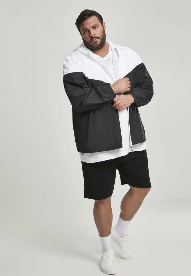 2-Tone Tech Windrunner wht, blk