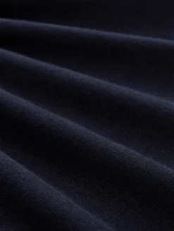 Troyer Strickpullover mit Logo-Stickerei knitted navy melange