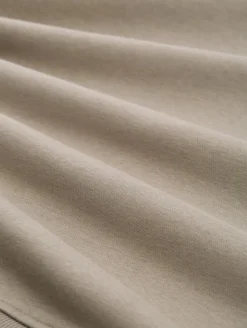Troyer Sweatshirt mit Logo-Print roasted nut brown