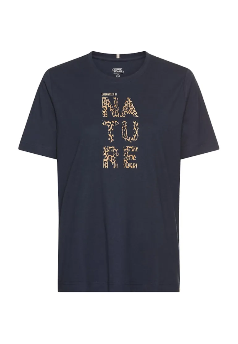 T-Shirt aus reiner Baumwolle night blue