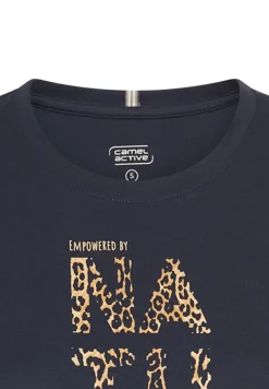 T-Shirt aus reiner Baumwolle night blue