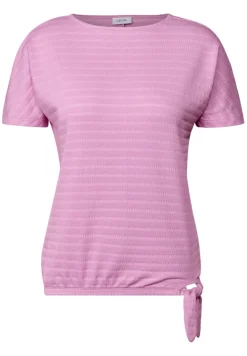 T-Shirt in Smok-Optik cherry blossom pink