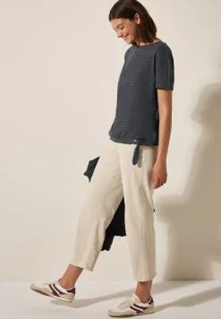 T-Shirt in Smok-Optik volcanic grey