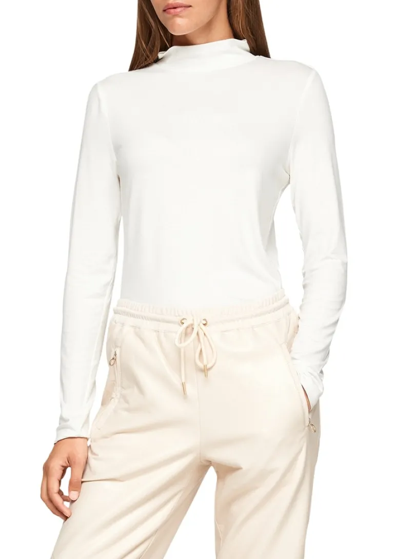 T-Shirt langarm beige
