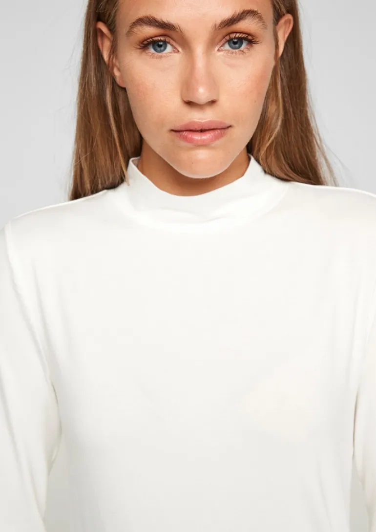 T-Shirt langarm beige