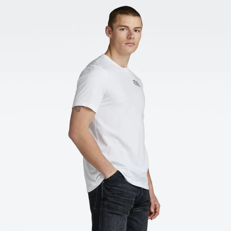 T-Shirt mit Backprint white