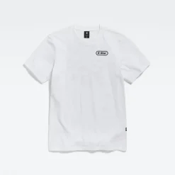 T-Shirt mit Backprint white