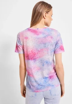 T-Shirt mit Fotoprint soft pink