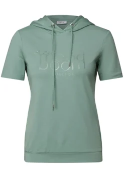 T-Shirt mit Kapuze matcha green