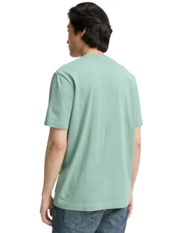 T-Shirt mit Logo-Print dust green