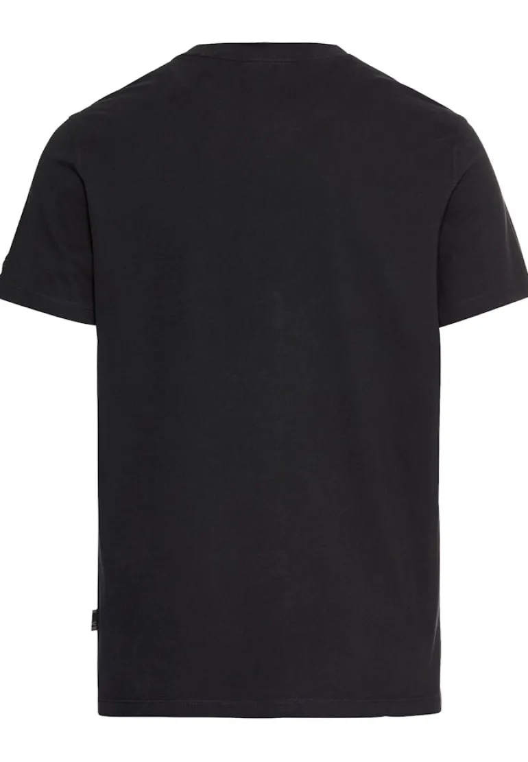 T-Shirt mit Print aus Organic Cotton dark navy