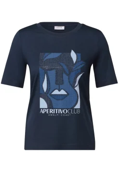 T-Shirt mit Print urban navy blue