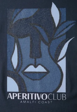 T-Shirt mit Print urban navy blue