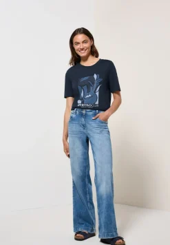 T-Shirt mit Print urban navy blue