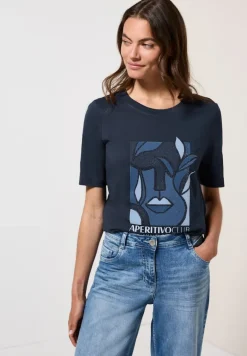 T-Shirt mit Print urban navy blue