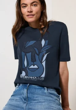 T-Shirt mit Print urban navy blue