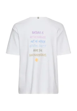 T-Shirt mit Rückenprint placement nature