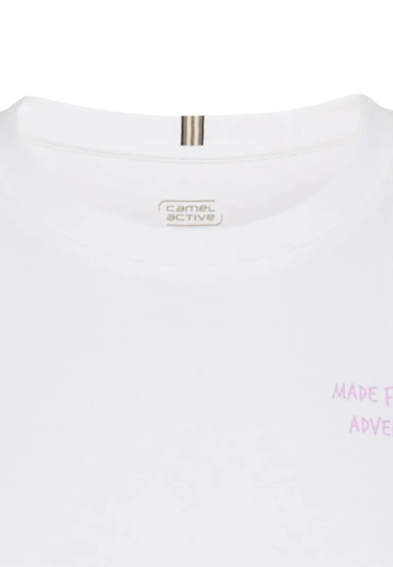 T-Shirt mit Rückenprint placement nature