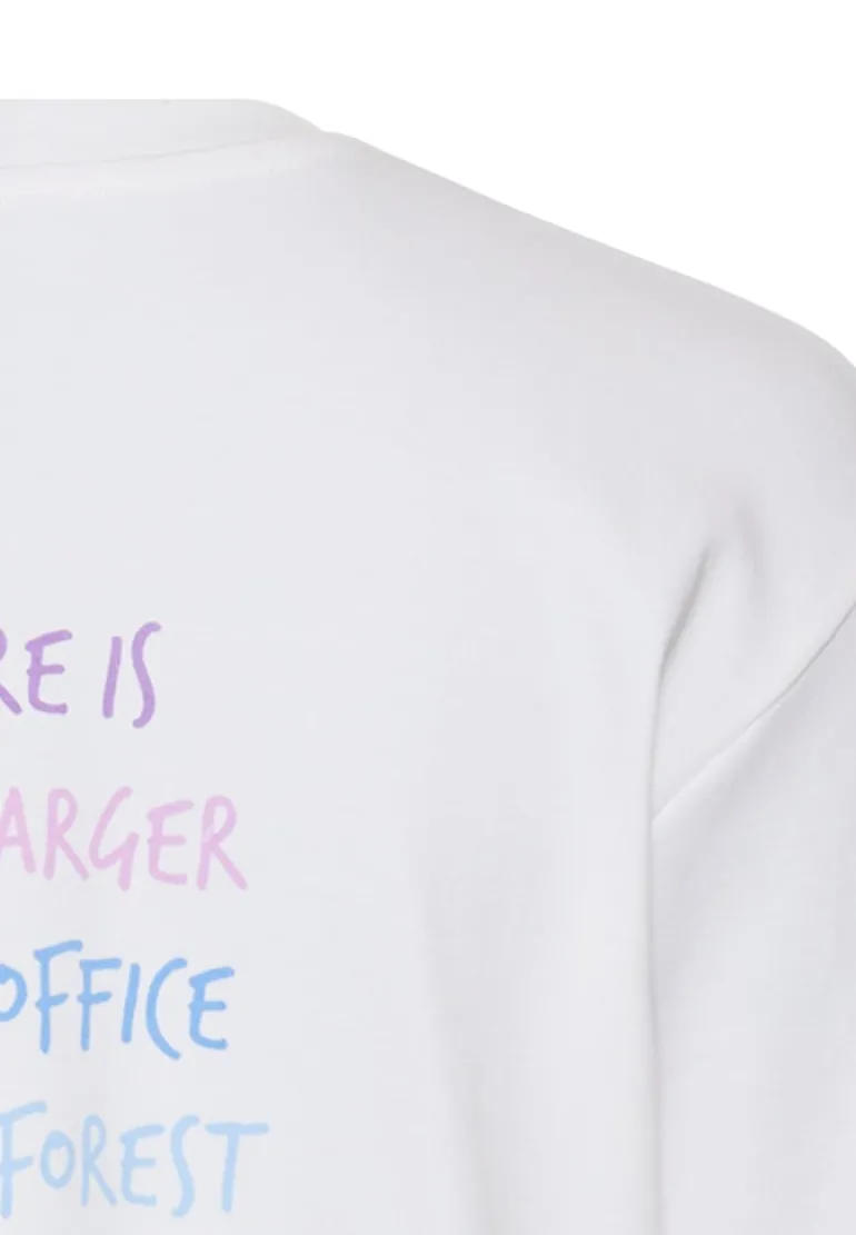 T-Shirt mit Rückenprint placement nature