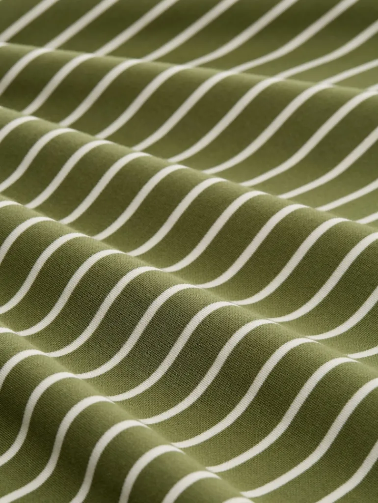 T-Shirt mit Streifenmuster green offwhite tee stripe