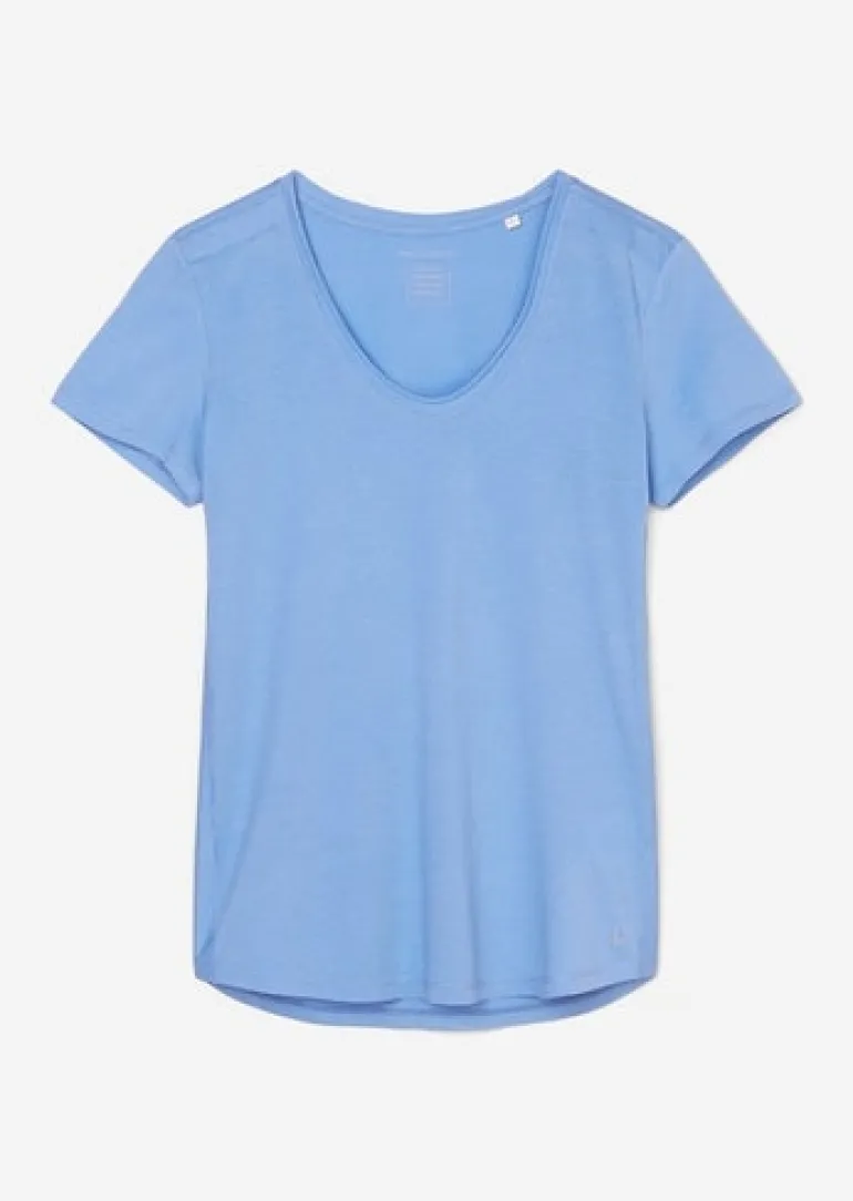 T-Shirt washed cornflower