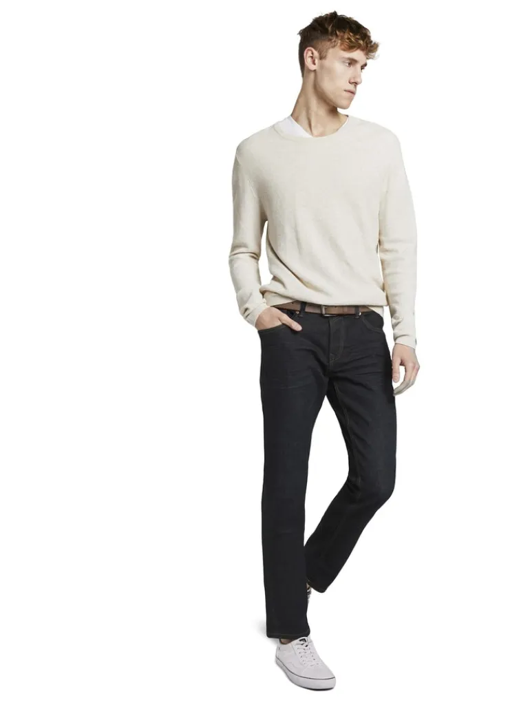 TTAEDAN STRAIGHT Jeans dark blue denim