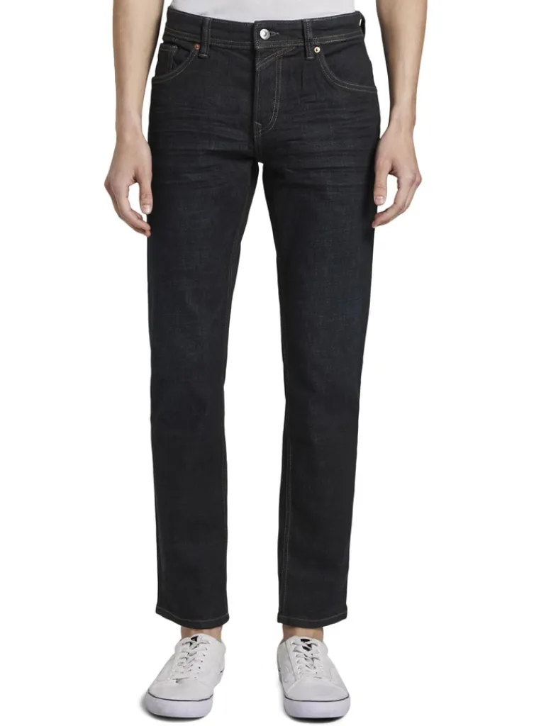 TTAEDAN STRAIGHT Jeans dark blue denim
