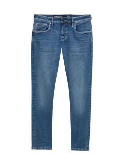 TTAEDAN STRAIGHT Jeans mit Stretch used mid stone blue denim