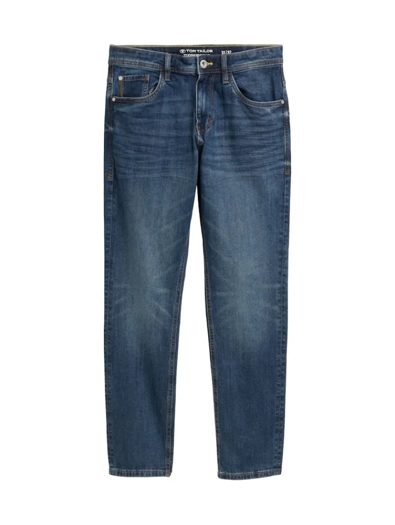 TTJOSH REGULAR SLIM Jeans mit Stretch mid stone wash denim
