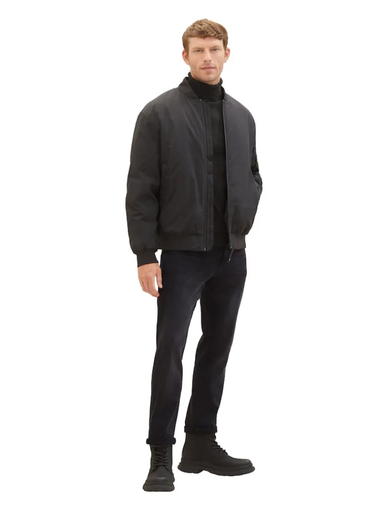 TTJOSH REGULAR SLIM Jeans used dark stone black denim